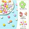 45Pcs 9 Color Baking Paint Alloy Handmade Beads FIND-CJ0002-74-3