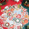 1 Bag Christmas Theme Paper Self-Adhesive Stickers DIY-SC0032-88-5