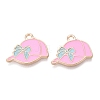 Alloy Enamel Pendants ENAM-Q004-01KCG-09-1