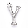 304 Stainless Steel Pendants STAS-N117-01P-Y-1
