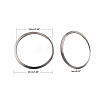 Tarnish Resistant 201 Stainless Steel Linking Rings STAS-F192-001P-03-2