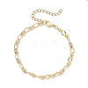 Brass Oval Link Chain Bracelets for Women BJEW-JB12678-2
