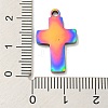 Ion Plating(IP) 304 Stainless Steel Pendants STAS-D025-02M-01-3