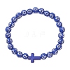 Acrylic Beaded Stretch Bracelets for Women Men BJEW-JB13400-3