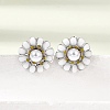 Brass Enamel Stud Earrings KK-CBA8324-27P-04-3