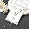 304 Stainless Steel Necklaces & Stud Earring Set SJEW-C007-08G-1