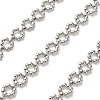 304 Stainless Steel Flower Link Chains CHS-A016-57P-A-1