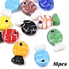 10Pcs Handmade Lampwork Beads LAMP-YW0004-01A-1