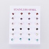 304 Stainless Steel Stud Earrings EJEW-I229-02G-A-2