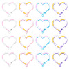 16Pcs 4 Colors Alloy Key Snap Hook Clasps for Keychains FIND-TA0010-32-2
