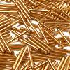 Silver Lined Transparent Glass Bugle Beads SEED-R028-2x20-B01-2