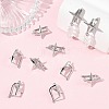 SHEGRACE Brass Hoop Earring Findings XGRQ79439-948P-4
