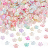 180G 9 Colors Opaque Acrylic Bead Caps JACR-TA0001-03-2
