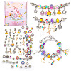 DIY European Bracelet Making Kits DIY-YWC0006-02F-1