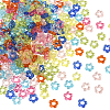 300Pcs Transparent Acrylic Bead Frame MACR-SP0002-03-1