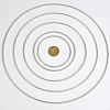 10Pcs 5 Styles Iron Linking Rings IFIN-SP0001-55P-5