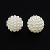 Acrylic Imitation Pearl Beads X-MACR-R553-14mm-04-1