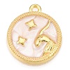 Alloy Enamel Pendants ENAM-T021-03B-1