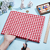 Tartan Cotton Fabric DIY-WH0816-563A-3