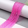 Transparent Gradient Color Glass Beads Strands GLAA-G101-2mm-09-3