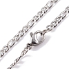 304 Stainless Steel Necklaces NJEW-Q338-07P-4
