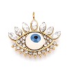 303 Stainless Steel Enamel Pendants STAS-Q110-31G-1