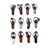 Natural & Synthetic Mixed Gemstone Pendants G-B149-09R-1