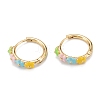 Brass Enamel Clip-on Earrings EJEW-D274-06-2