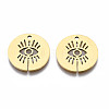 201 Stainless Steel Pendants STAS-Q240-044G-1
