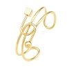 Brass Knot Open Cuff Bangles for Women KK-CBA5A76-03G-4