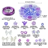 DIY Flower & Star Acrylic & ABS Plastic Imitation Pearl Beads Bracelets Making Kits DIY-FS0006-51-4