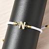 Adjustable Nylon Cord Bracelets X-BJEW-C096-01G-14-3