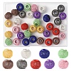 36Pcs 9 Colors Electrophoresis Iron Beads FIND-FS0004-07-1