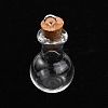 Glass Bottle Pendants GLAA-H105-11-1