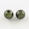 Spray Painted Acrylic Beads MACR-Q154-12mm-N04-2