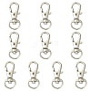 10Pcs Alloy Swivel Lobster Claw Clasps PALLOY-CJ0002-68-3