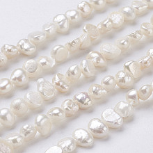 Natural Cultured Freshwater Pearl Beads Strands PEAR-P002-54