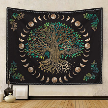 Tree of Life Flower Sun Moon Hippie Tapestries MAND-PW0001-26F