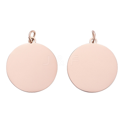 Ion Plating(IP) 304 Stainless Steel Pendants LS-STAS-I311-06RG-1