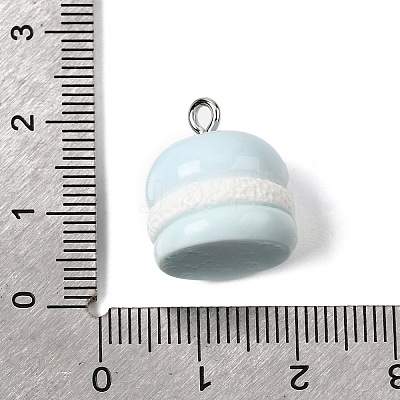Opaque Resin Pendants X-RESI-P051-06P-M-1