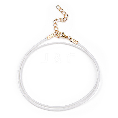 Waxed Cotton Cord Necklace Making MAK-YWC0001-01KC-02-1