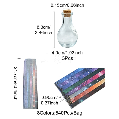 3Pcs Glass Bottle for Bead Containers AJEW-FS0008-16B-1