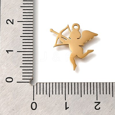 201 Stainless Steel Pendants STAS-R136-12G-1