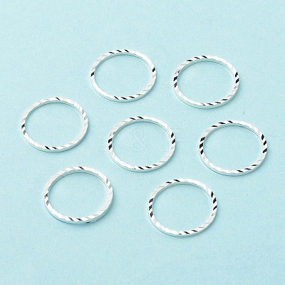 Brass Linking Rings KK-F831-018E-S-RS-1