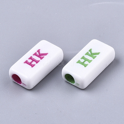 Opaque Acrylic Beads X-MACR-S273-32-1