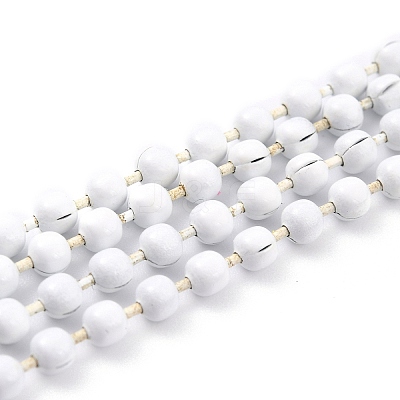 Handmade Brass Ball Chains KK-J276-16A-P02-1