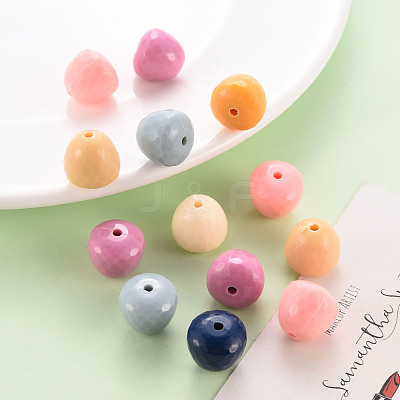 Opaque Acrylic Beads MACR-S373-10A-1