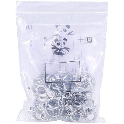 Iron Swivel Clasps with Key Rings IFIN-PH0023-12P-1