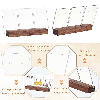 Acrylic Earring Display EDIS-GA0001-04-1