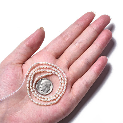 Natural Cultured Freshwater Pearl Beads Strands PEAR-N012-02G-1